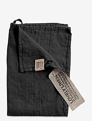Lovely Linen - LOVELY GUEST TOWEL - laagste prijzen - dark grey - 0
