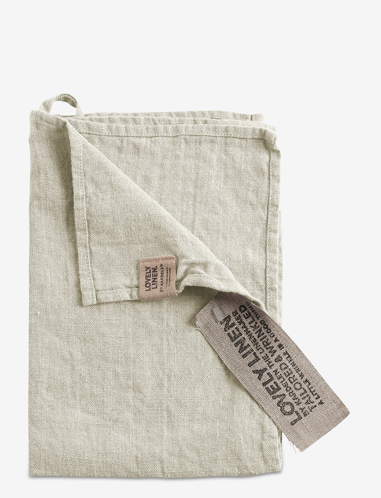 Lovely Linen - LOVELY GUEST TOWEL - lägsta priserna - light grey - 0