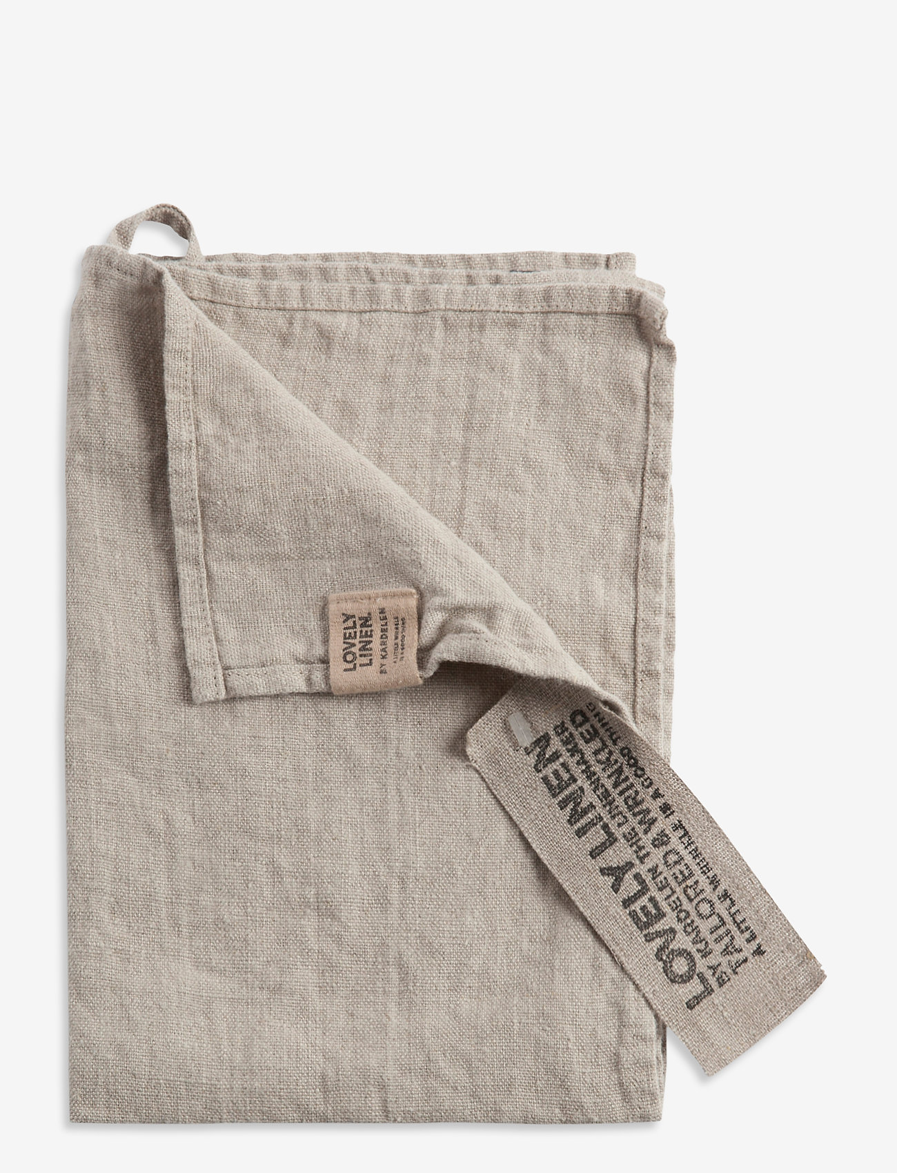 Lovely Linen - LOVELY GUEST TOWEL - gæstehåndklæder - natural beige - 0