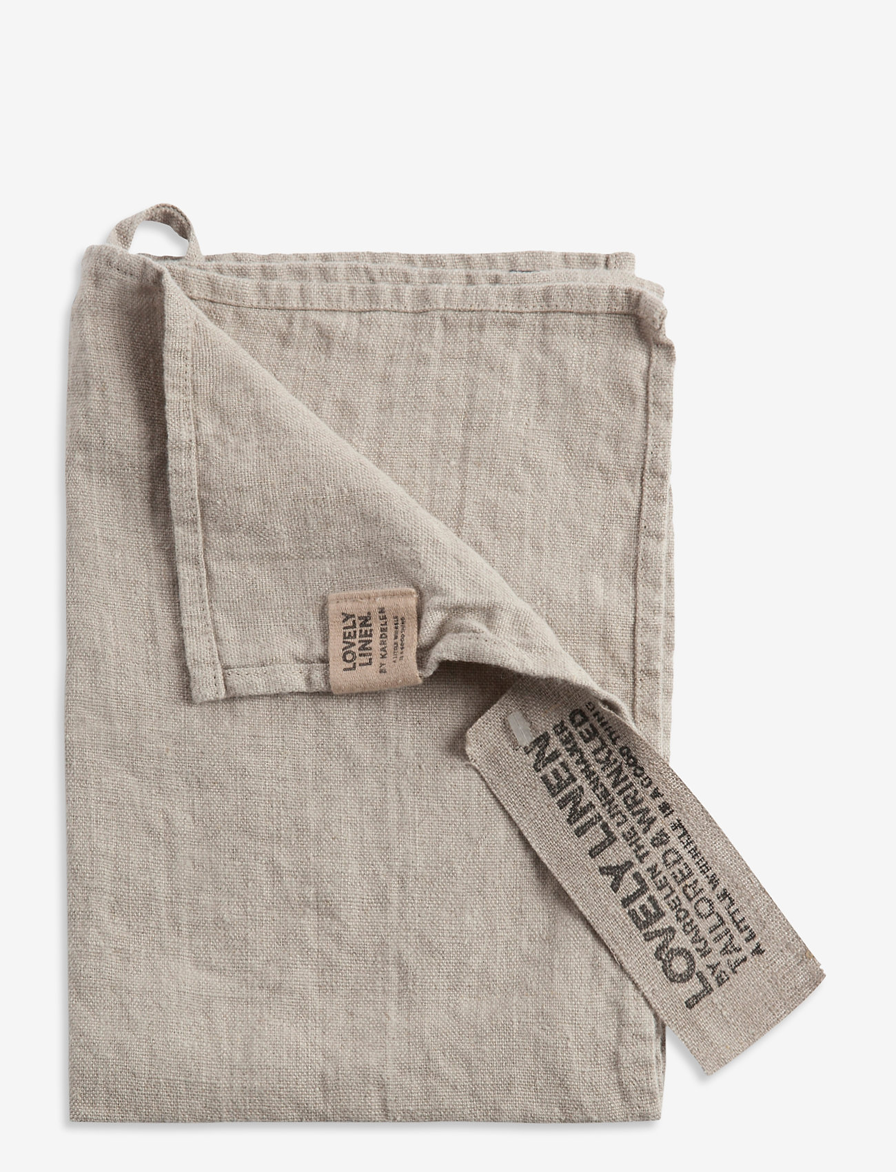 Lovely Linen - LOVELY GUEST TOWEL - de laveste prisene - natural beige - 0