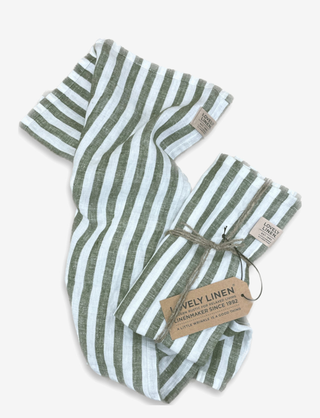 Lovely Linen - MISTY GUEST TOWEL - gästehandtücher - jeep green - 0