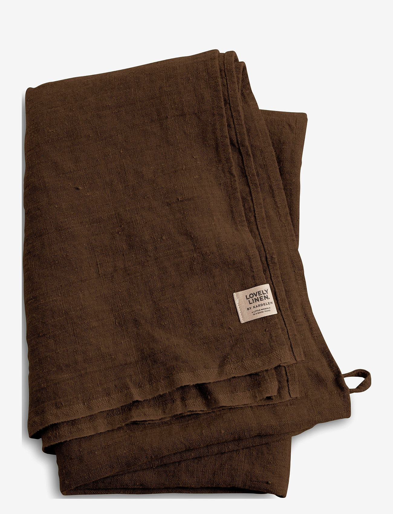 Lovely Linen - LOVELY HAMAM TOWEL - hand towels & bath towels - chocolate - 0
