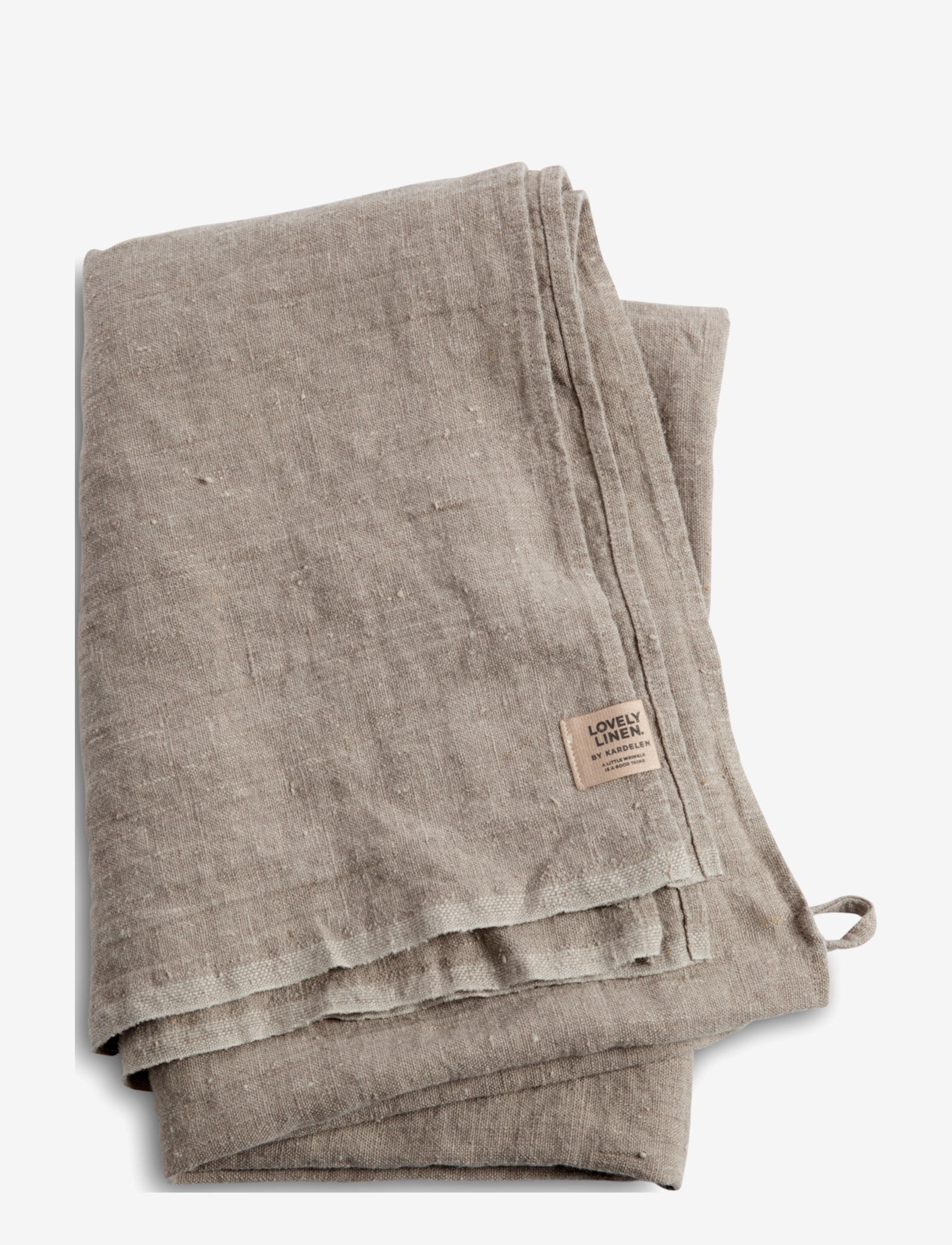 Lovely Linen Hamam Towel, 90X145 cm, Towels & Bath Towels, Beige - Homeware