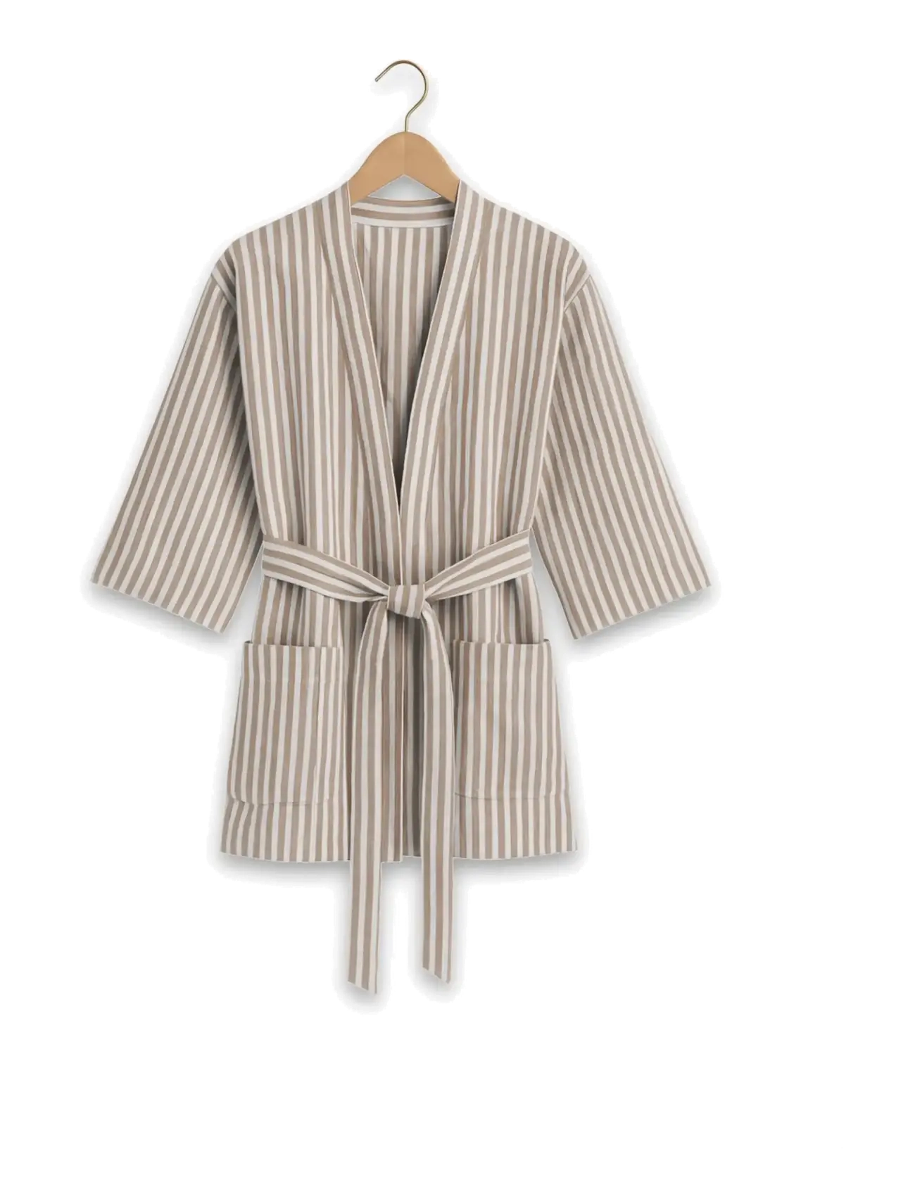 Lovely Linen Misty Kimono, M, Unterwäsche, Beige - Kimonos, Frauen