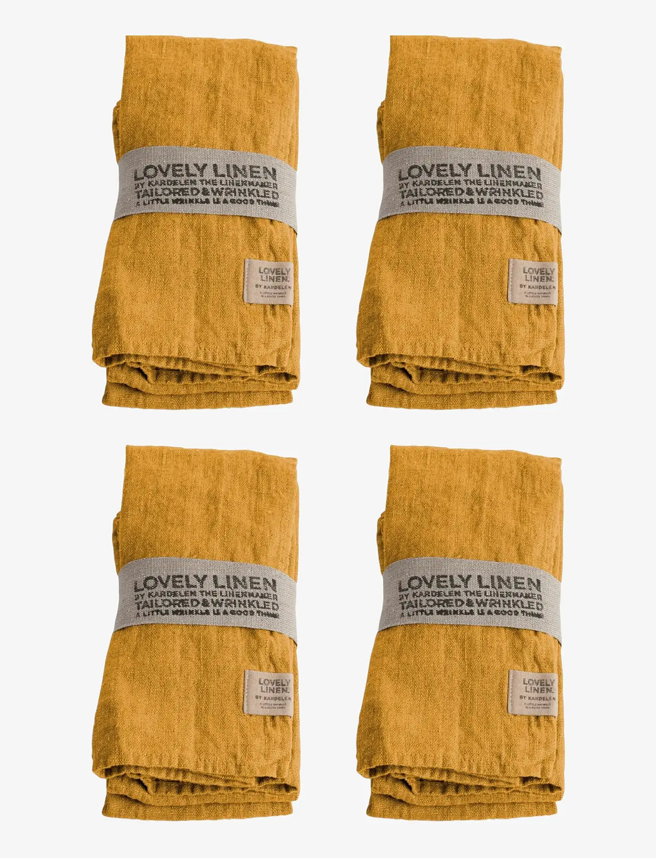 Lovely Linen - LOVELY NAPKIN - linen- & cotton napkins - honey - 0
