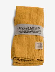 Lovely Linen - LOVELY NAPKIN - kankaiset lautasliinat - honey - 0