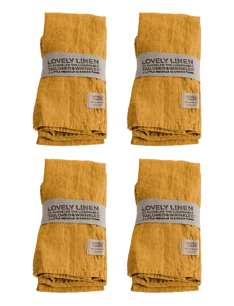 Lovely Linen - LOVELY NAPKIN - linen- & cotton napkins - honey - 0