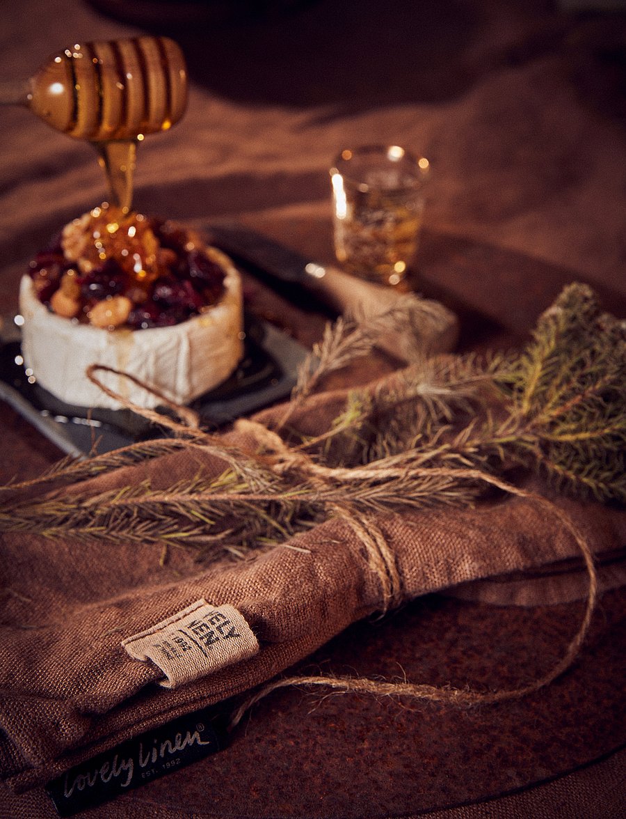 Lovely Linen - LOVELY NAPKIN (4-PACK) - linased ja puuvillased salvrätikud - almond - 1