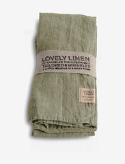 Lovely Linen - LOVELY NAPKIN (4-PACK) - kankaiset lautasliinat - avocado - 0