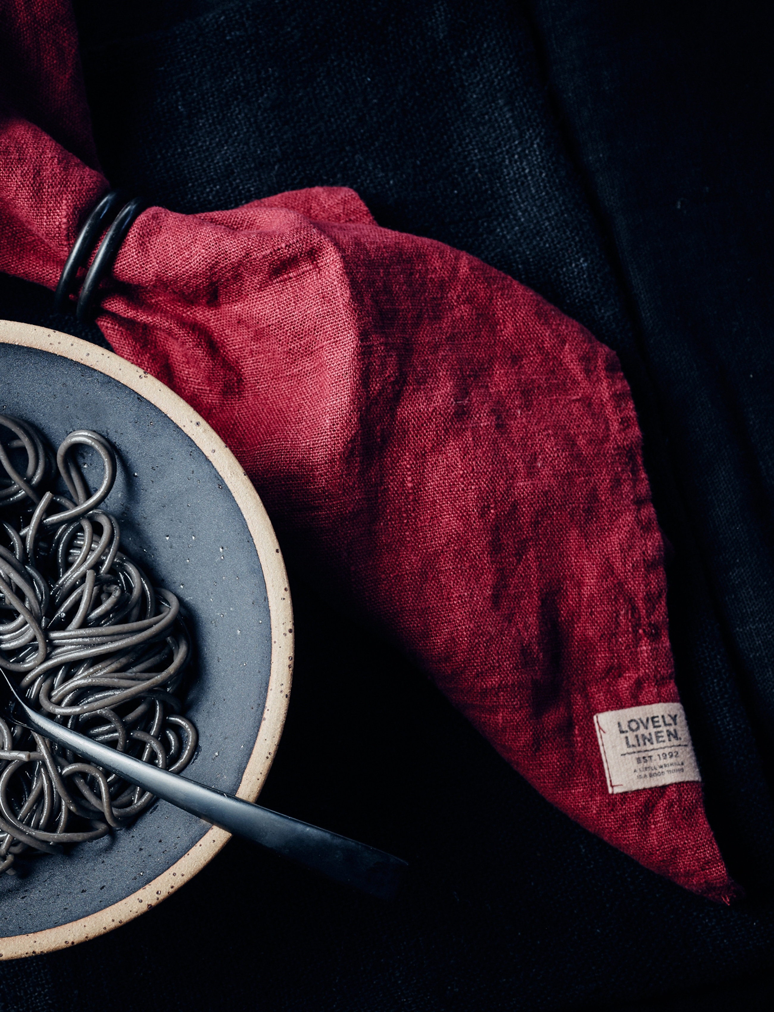 Lovely Linen LOVELY NAPKIN (4-PACK) - Lovely Linen - CABERNET / red