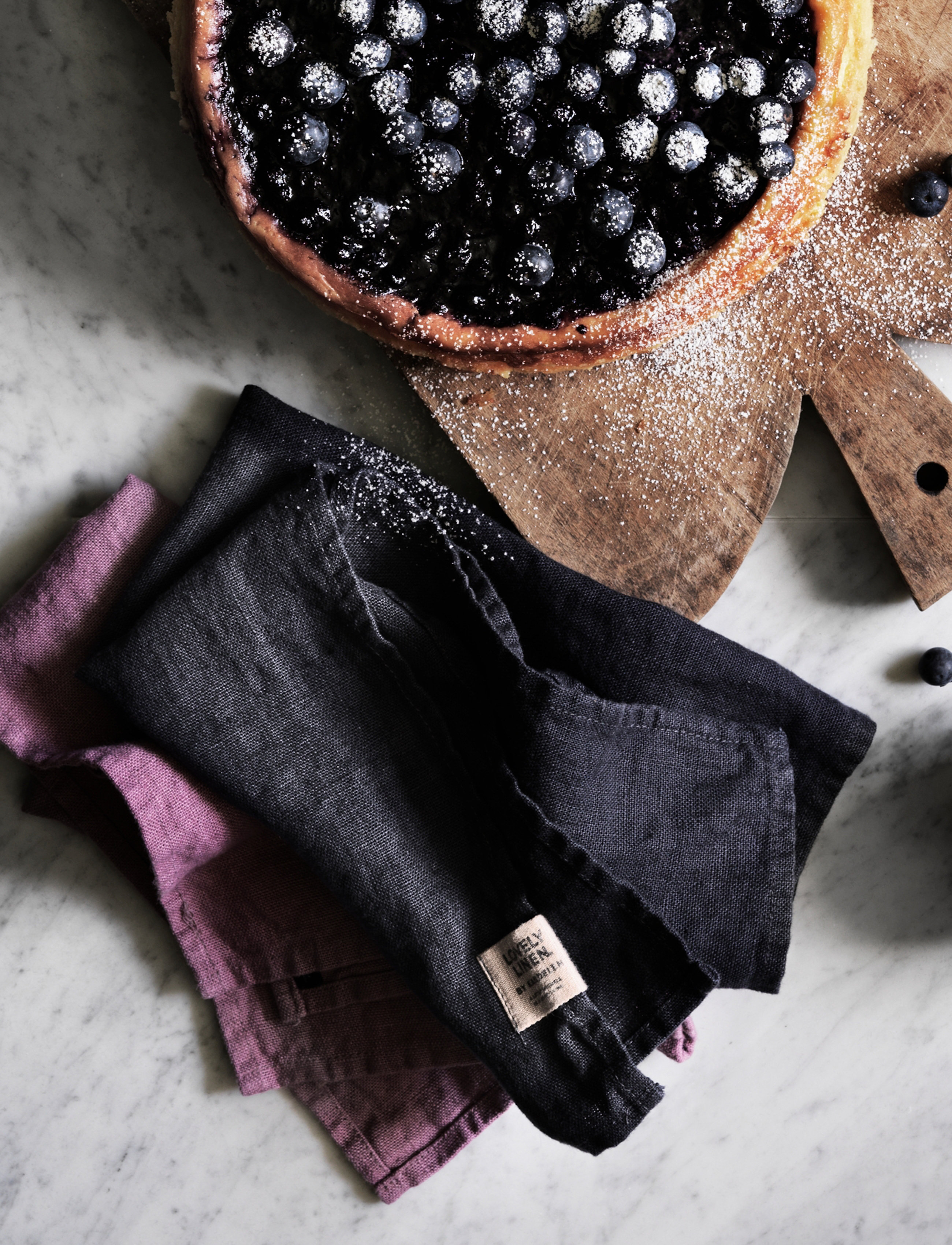 Lovely Linen LOVELY NAPKIN (4-PACK) - Tableware - DARK GREY / grey