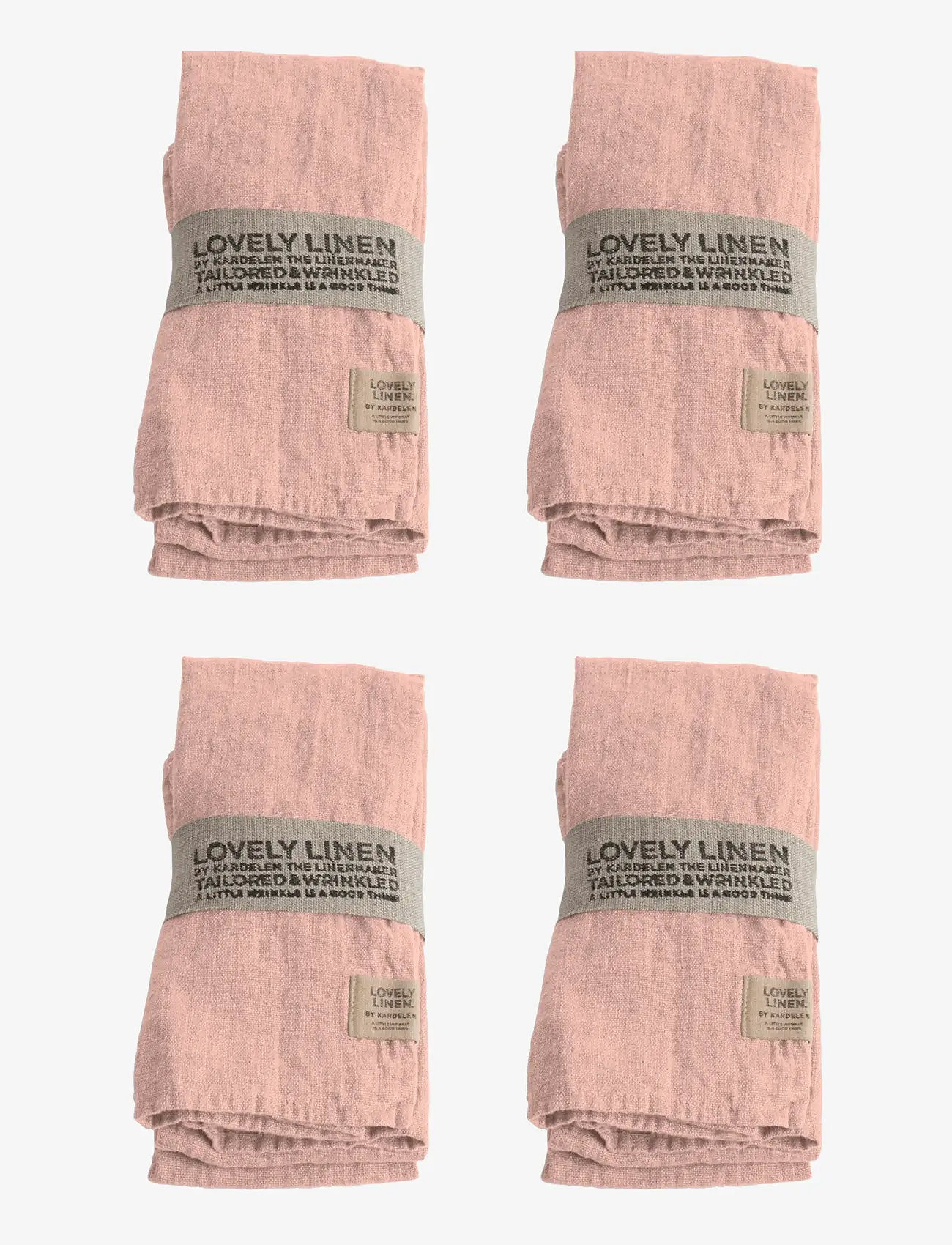 Lovely Linen - LOVELY NAPKIN (4-PACK) - stoffservietten - litchi - 0
