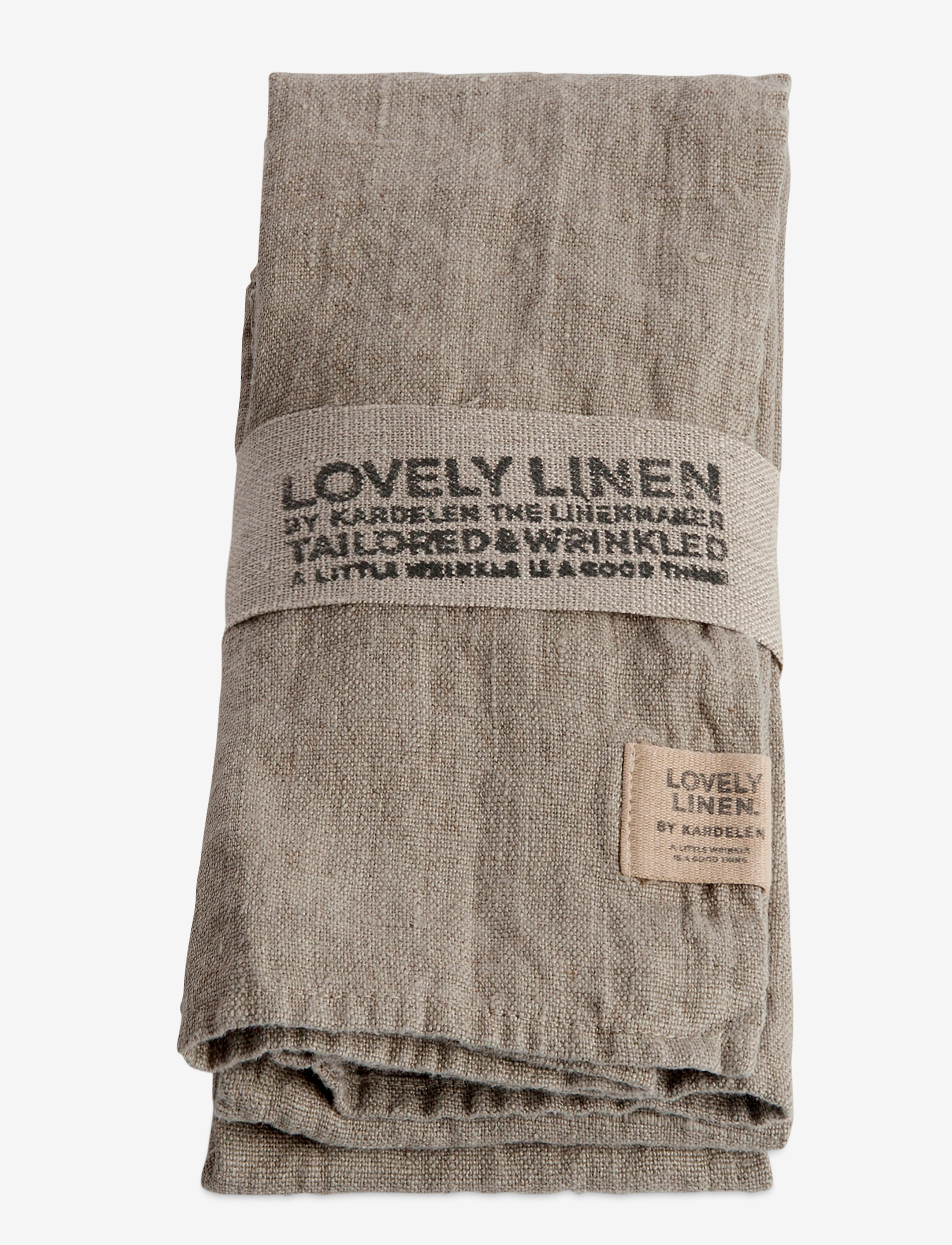 LOVELY LINEN Lovely Serviette (4-Pack) Beige - 45X45 - Unisex