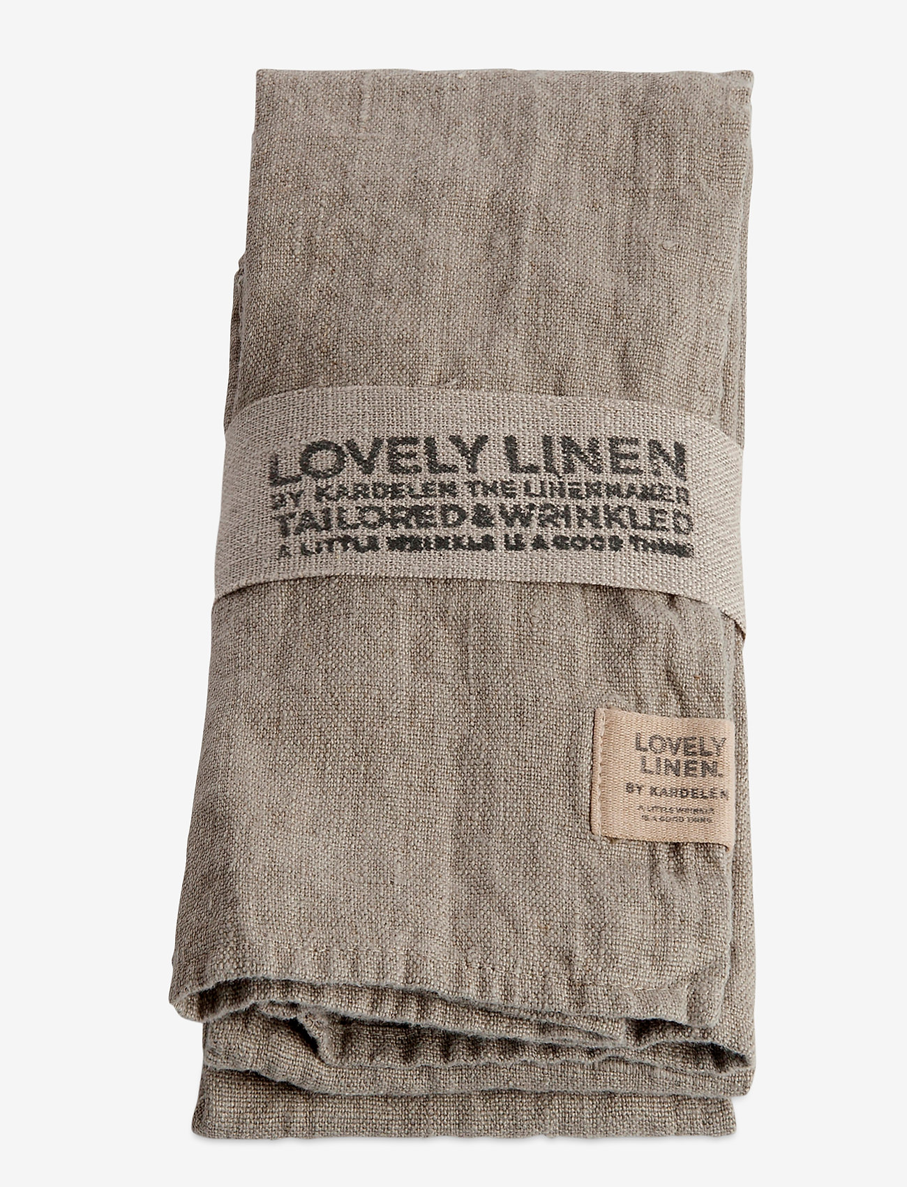 Lovely Linen - LOVELY NAPKIN (4-PACK) - lina un kokvilnas salvetes - natural beige - 0