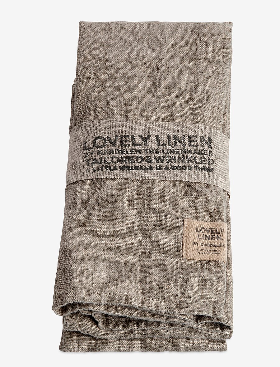 Lovely Linen - LOVELY NAPKIN (4-PACK) - linased ja puuvillased salvrätikud - natural beige - 1