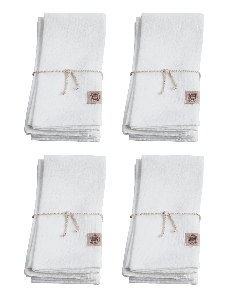 Lovely Linen - CLASSIC NAPKIN - linased ja puuvillased salvrätikud - off-white - 0
