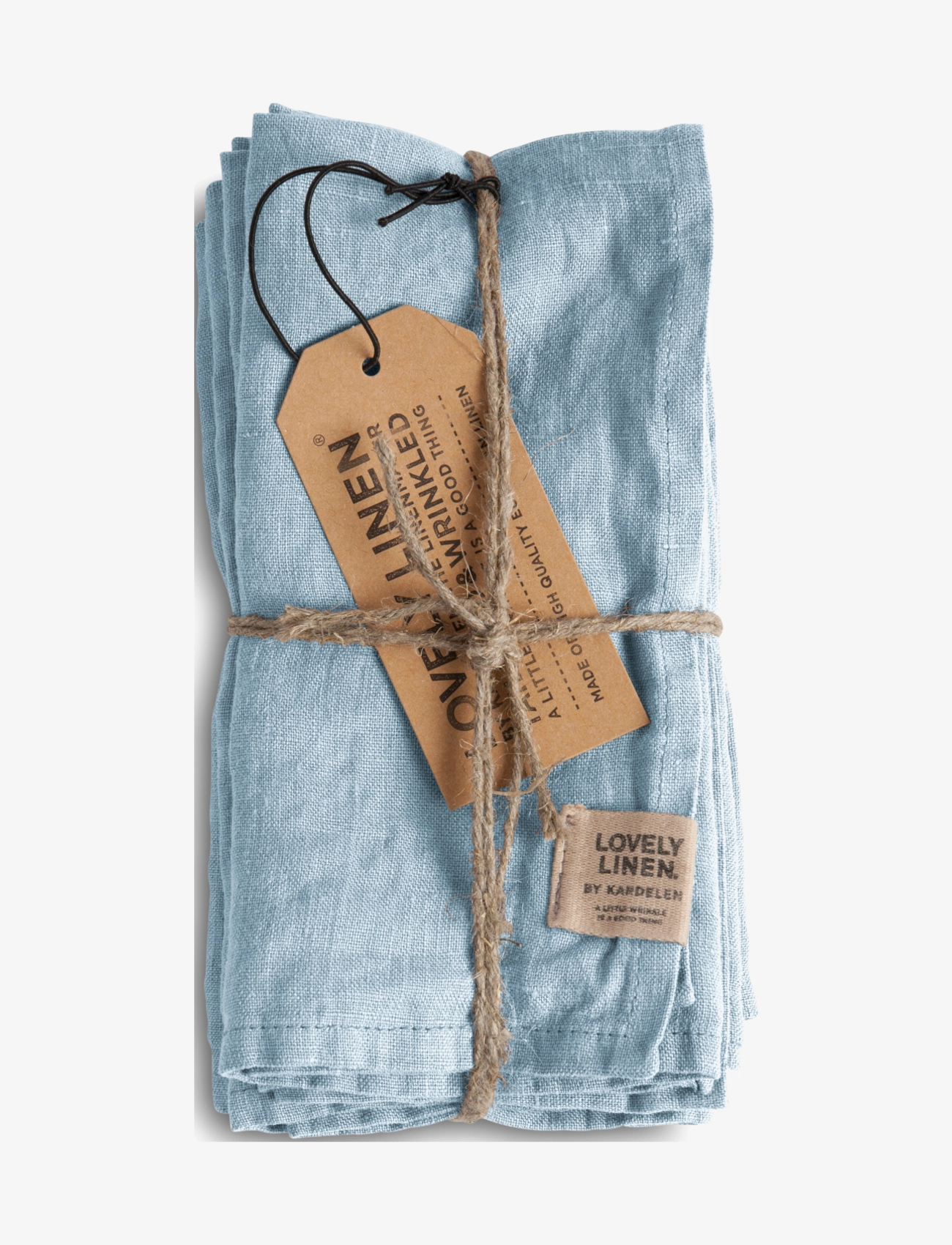 Lovely Linen Misty Servett, 42X42 cm, Blue, Servietter > Stofservietter, Unisex