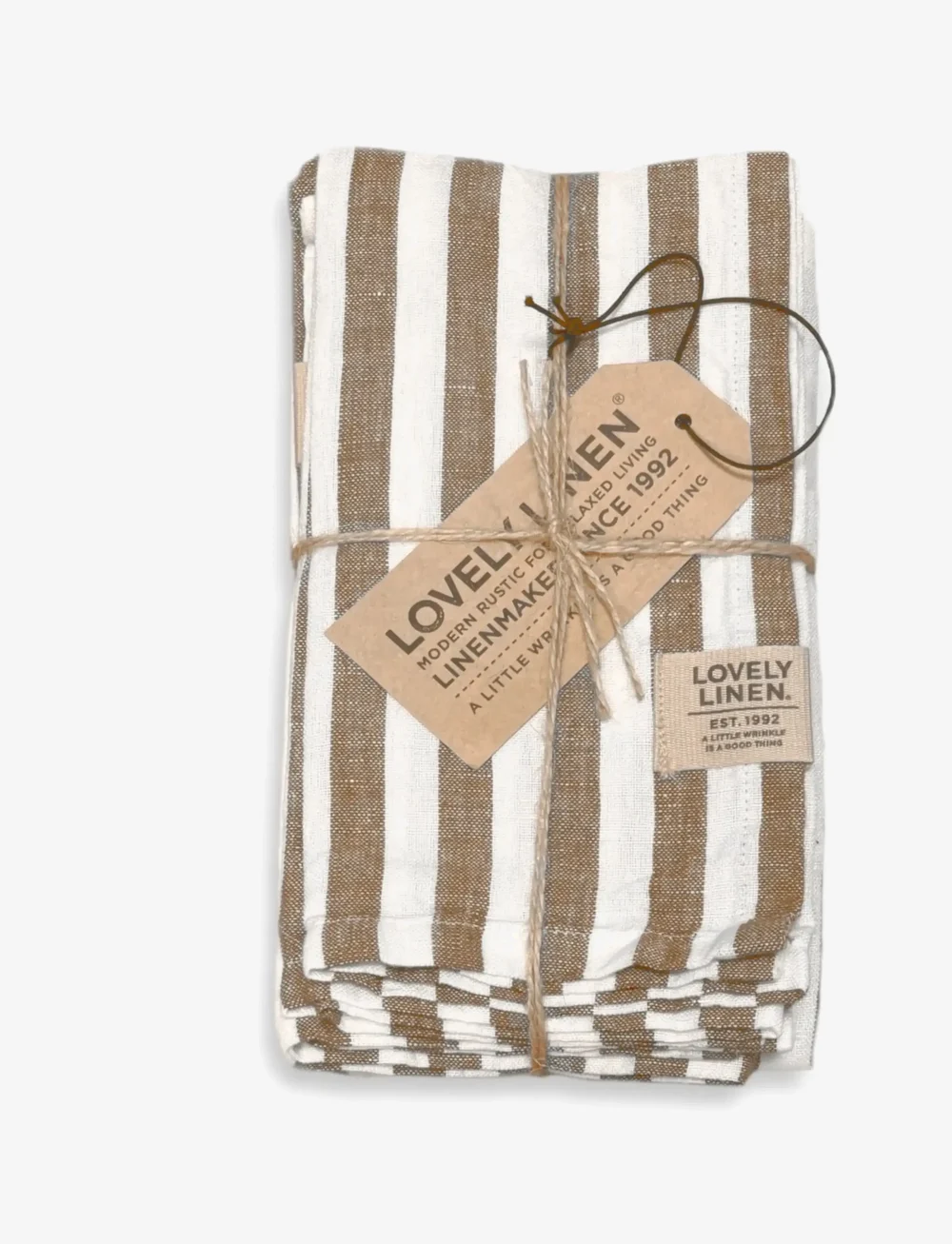 Lovely Linen - MISTY NAPKINS (4-PACK) - stofservietter - almond - 0