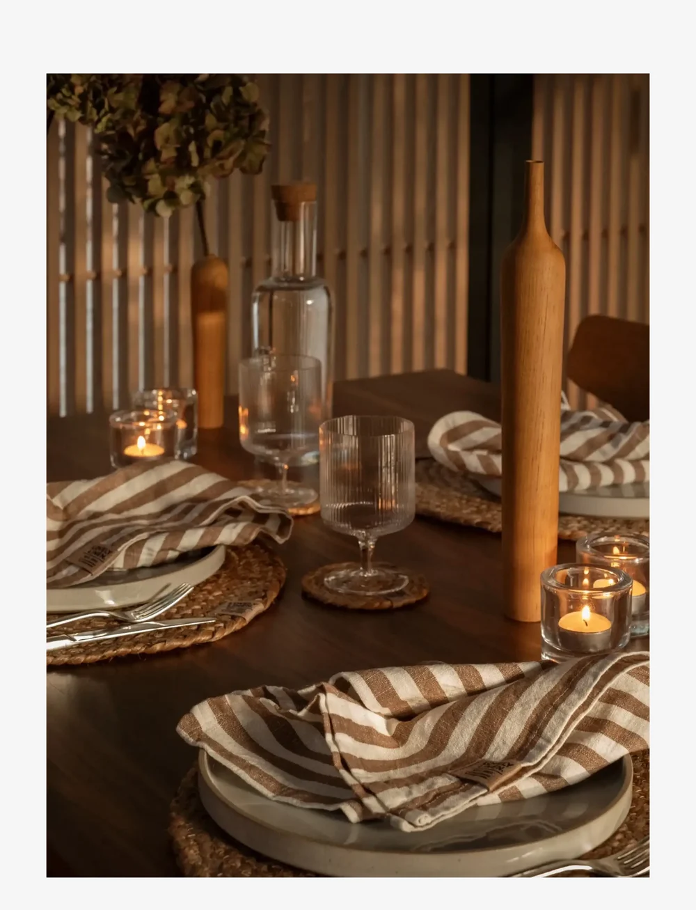 Lovely Linen - MISTY NAPKINS (4-PACK) - stofservietter - almond - 1