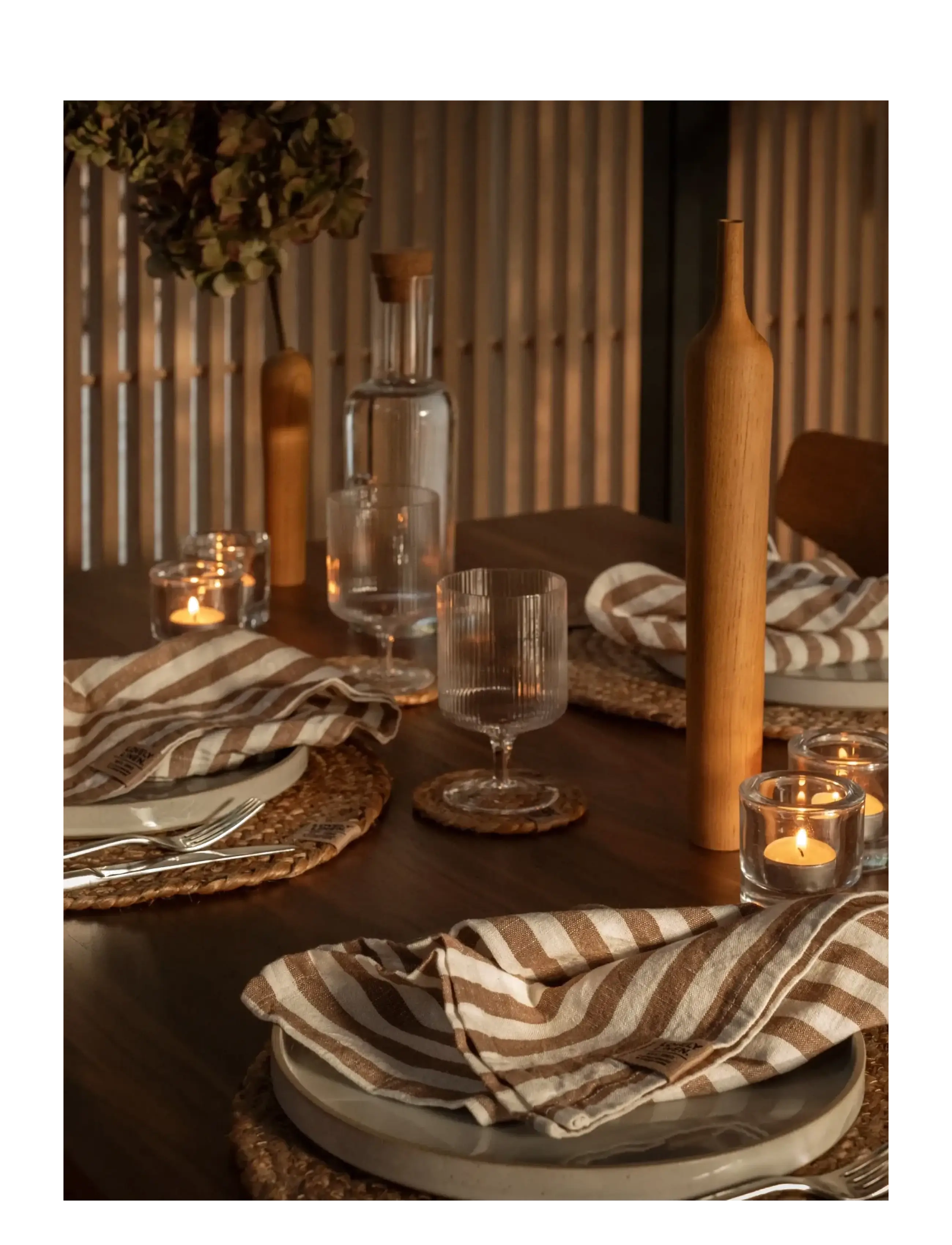 Lovely Linen - MISTY NAPKINS (4-PACK) - stoffen servetten - almond - 1