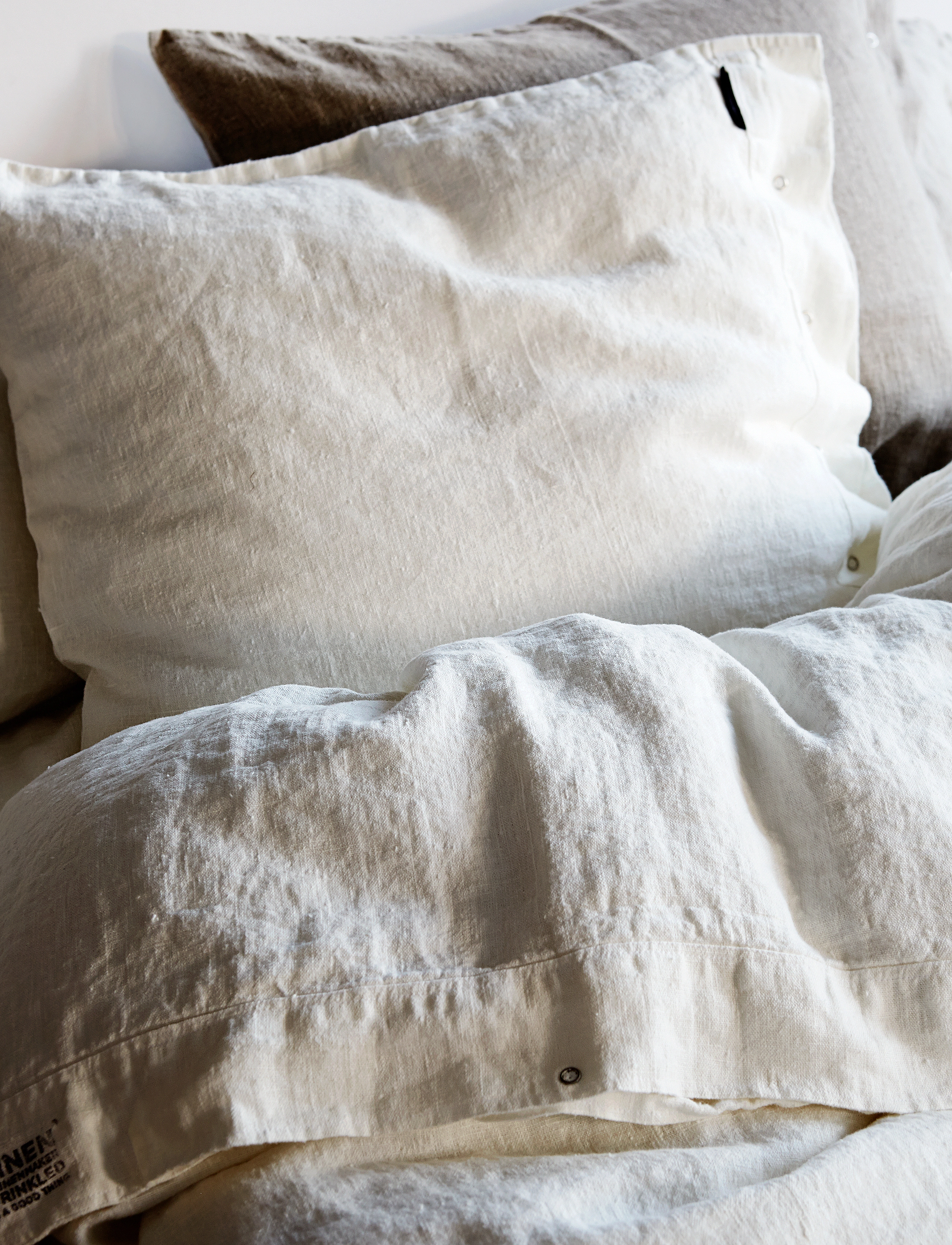 Lovely Linen Lovely Pillow Case, 60X63 cm, White, Sengetekstiler > Pudebetræk, Unisex
