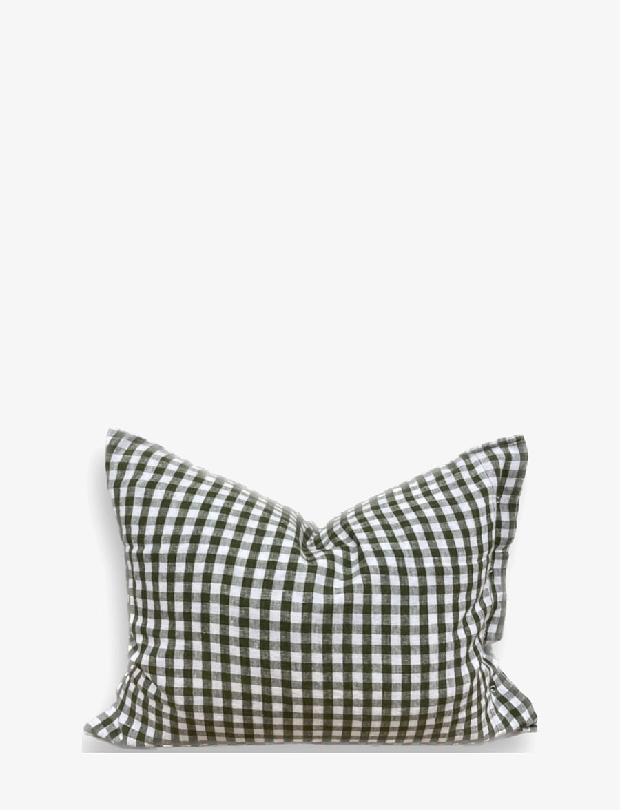 Lovely Linen - MISTY PILLOW CASE - kopfkissenbezüge - jeep green - 0