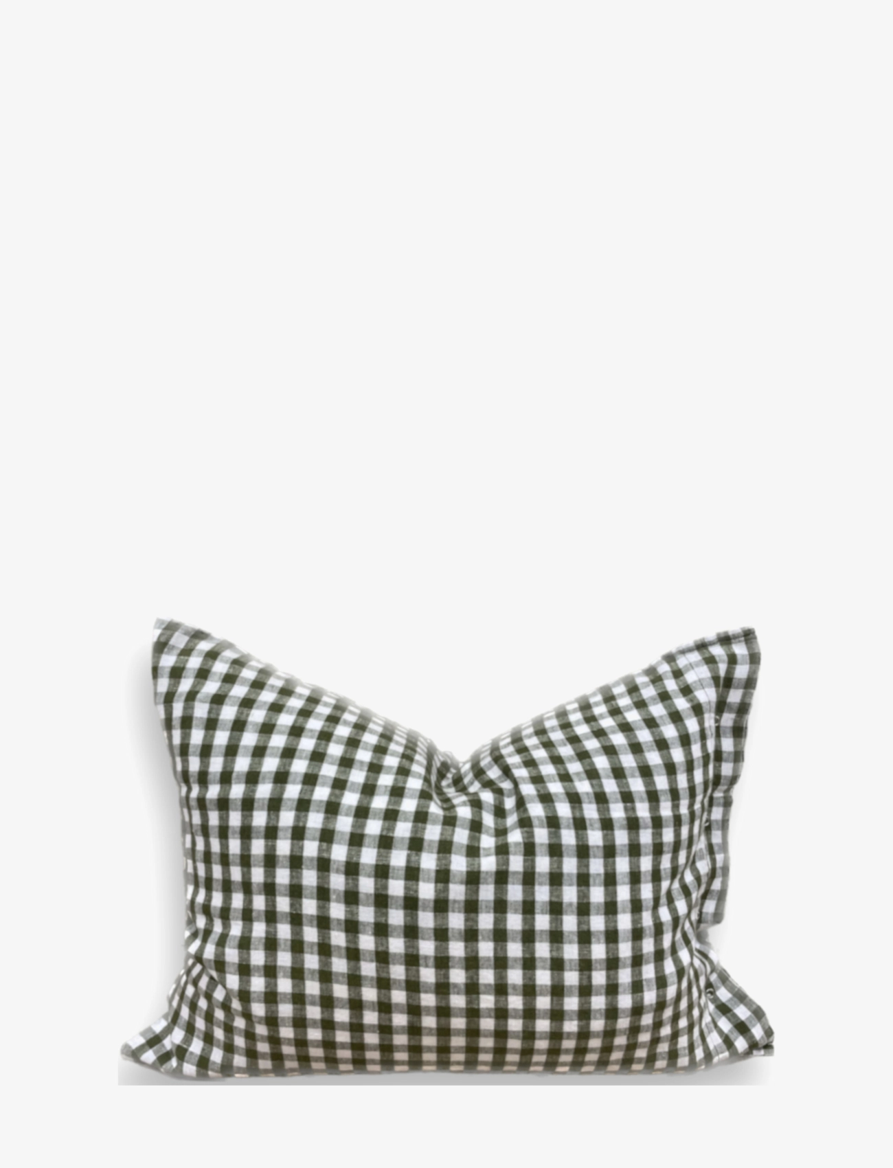 Lovely Linen Misty Pillow Case, 80X80 cm, Bedtextiles, Grün - Cases, Homeware