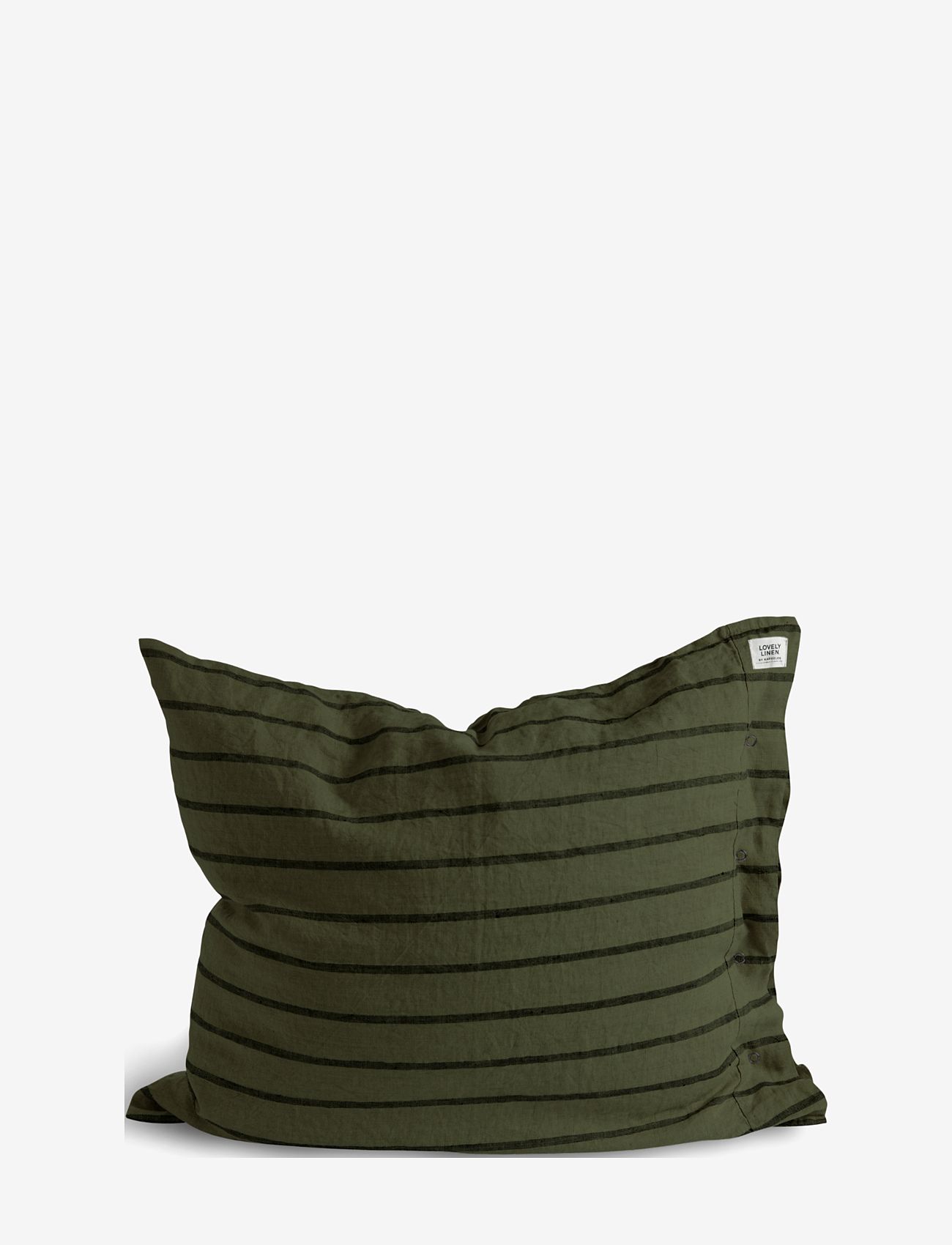 Lovely Linen - MISTY PILLOW CASE - Örngott - stripe forest - 0