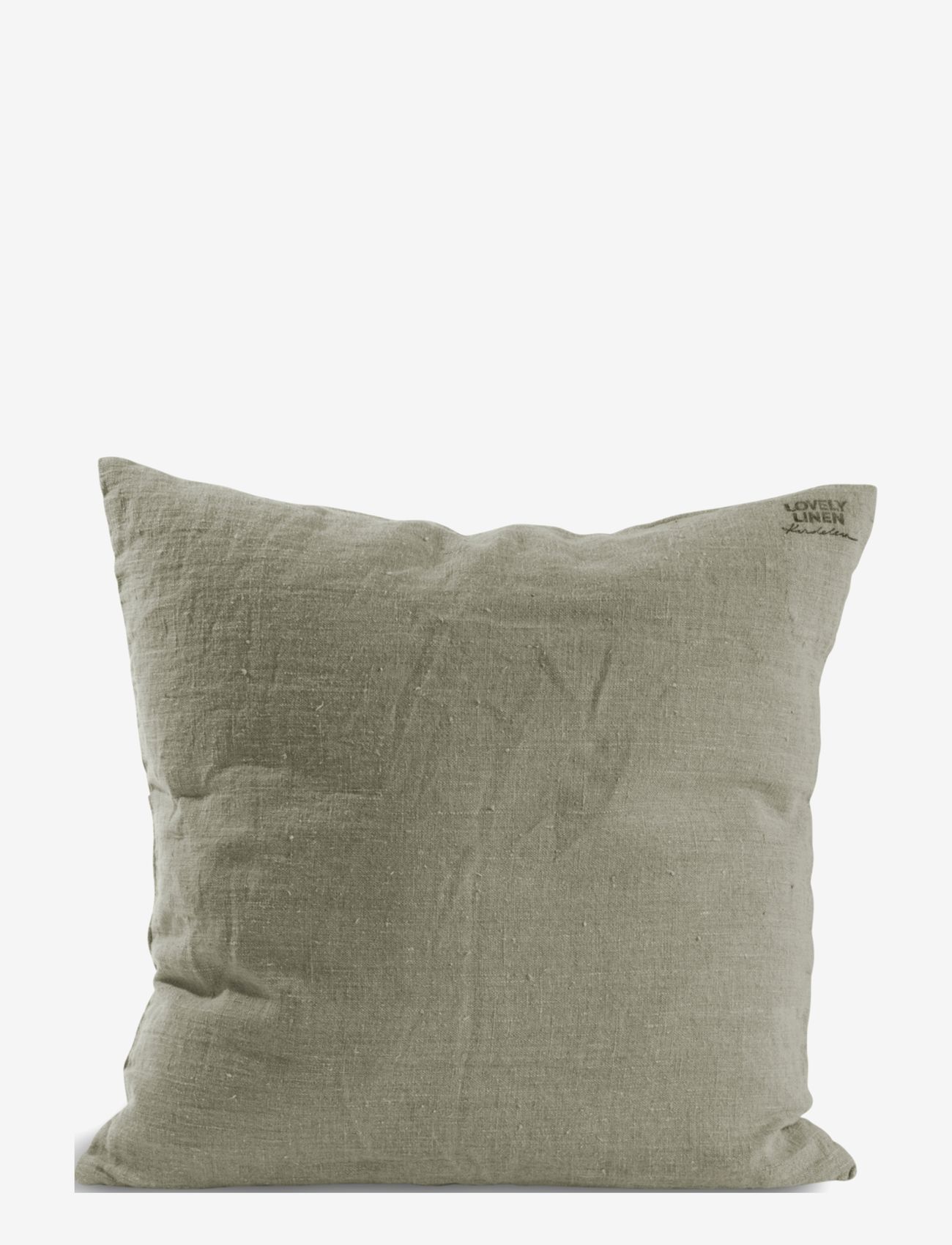 Lovely Linen - LOVELY CUSHION COVER - kuddfodral - avocado - 0