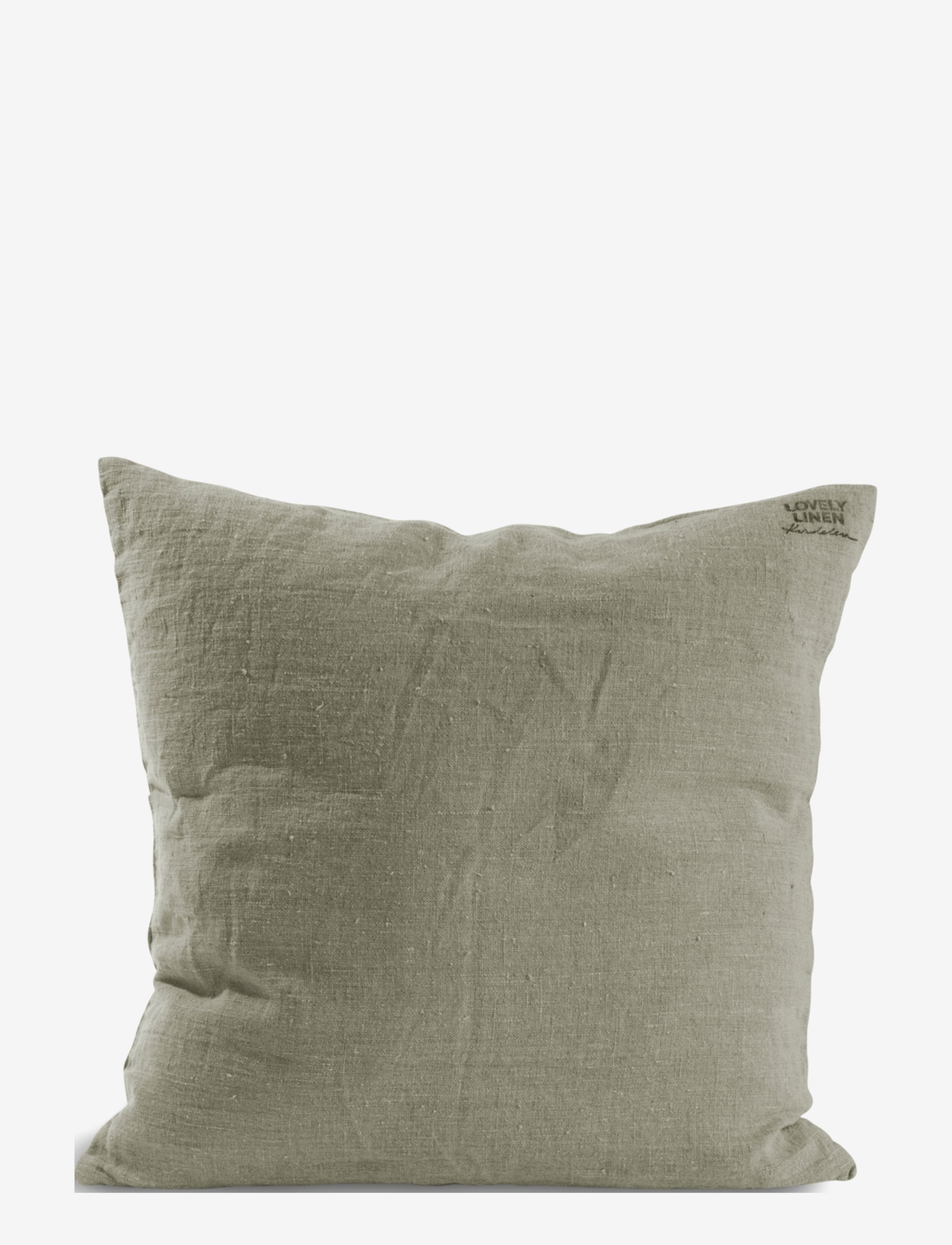 Lovely Linen LOVELY CUSHION COVER - Lovely Linen - AVOCADO / green