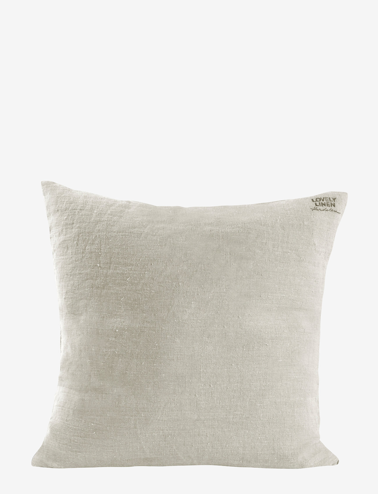 Lovely Linen - LOVELY CUSHION COVER - mažiausios kainos - light grey - 0