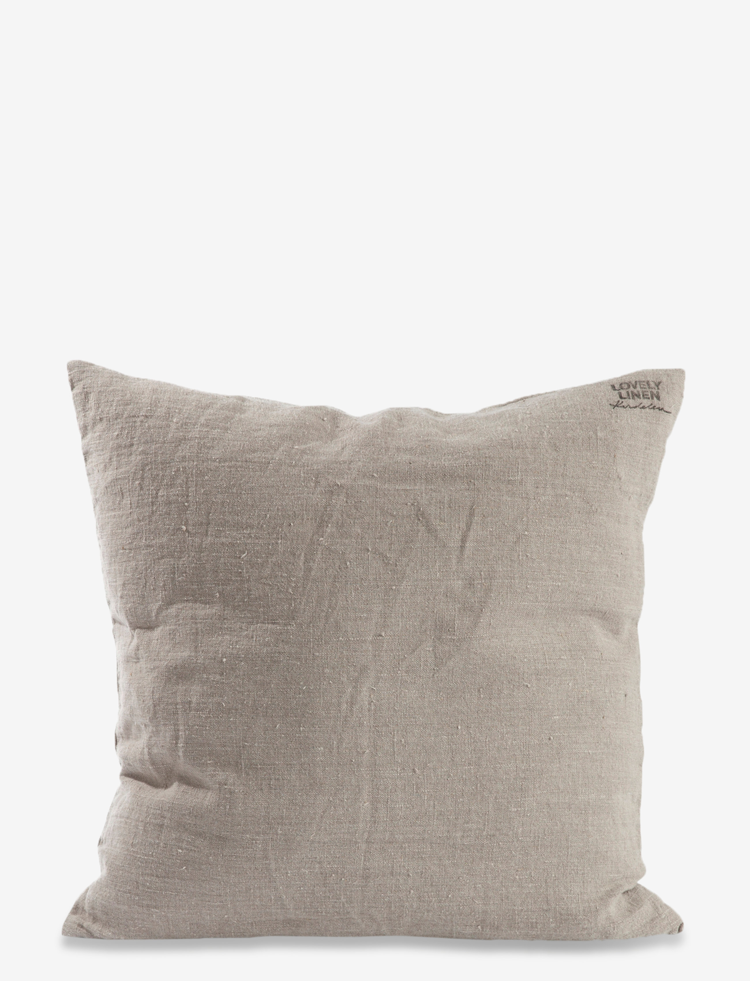Lovely Linen Cushion Cover, 50X50 cm, Cushions & Blankets, Beige - Covers, Homeware