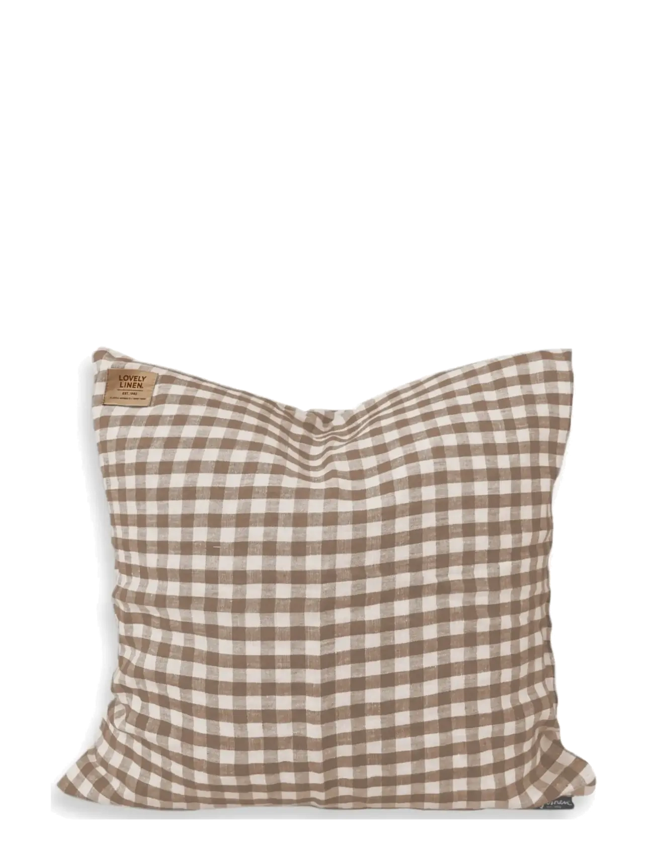 LOVELY LINEN Misty Cushion Cover Braun - 50X50 - Unisex