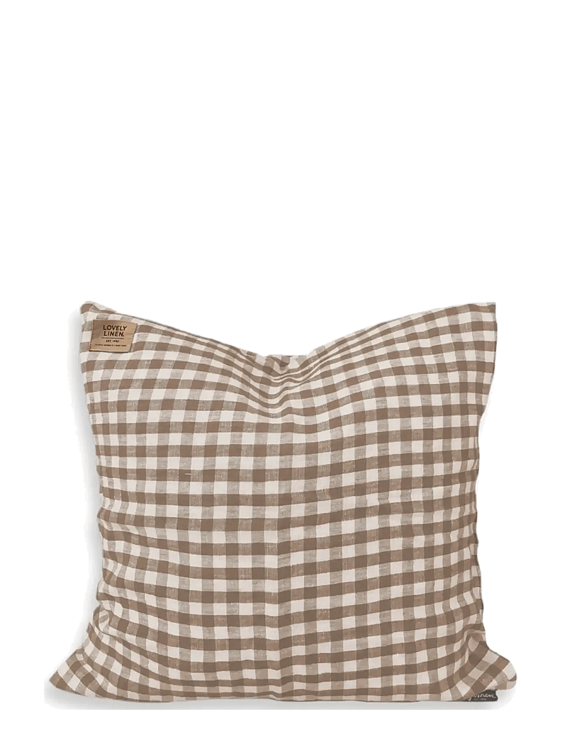 Lovely Linen - MISTY CUSHION COVER - nach preis einkaufen - almond - 0