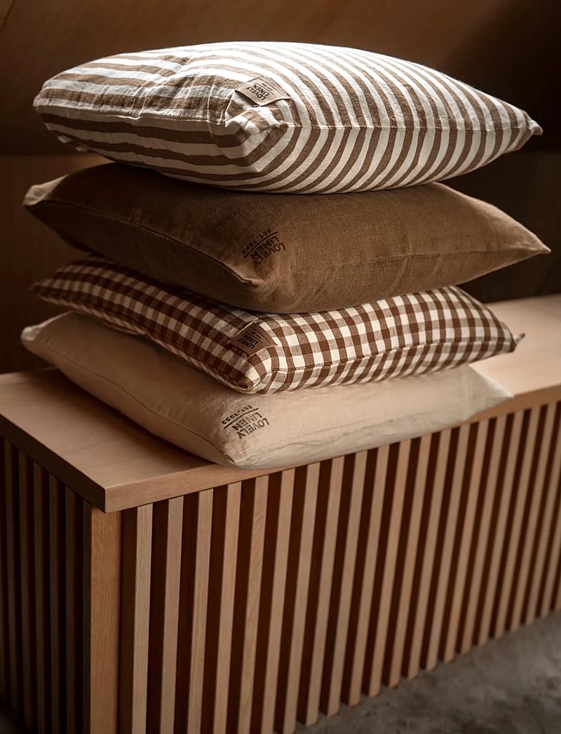 Lovely Linen - MISTY CUSHION COVER - nach preis einkaufen - almond - 1