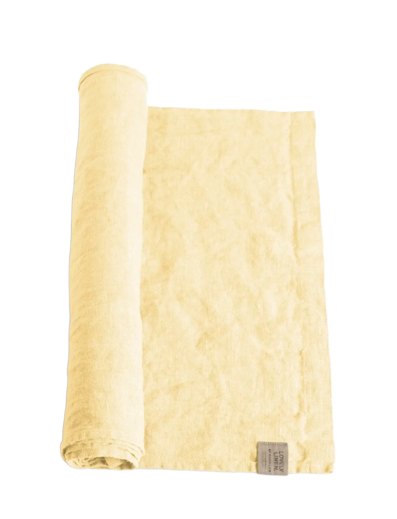 Lovely Linen Table Runner, 47X150, Kitchen Textiles, Gelb - Tablecloths & Runners, Homeware