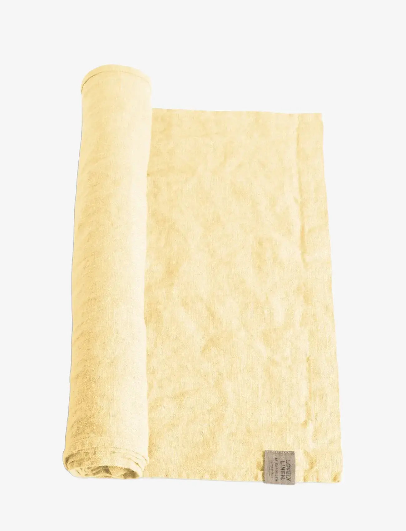 Lovely Linen - LOVELY TABLE RUNNER - duge & bordløbere - lemon sorbet - 0