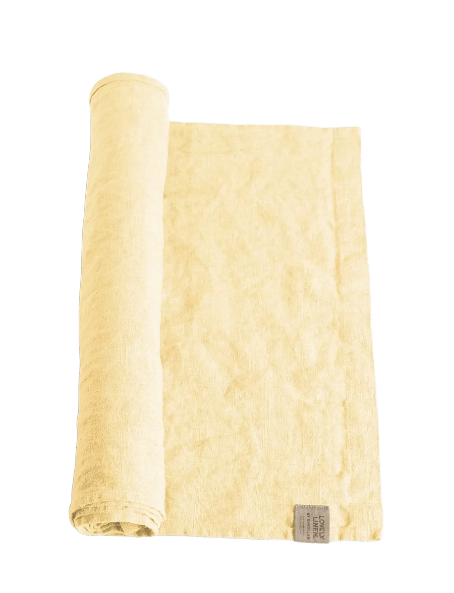 Lovely Linen - LOVELY TABLE RUNNER - madalaimad hinnad - lemon sorbet - 0