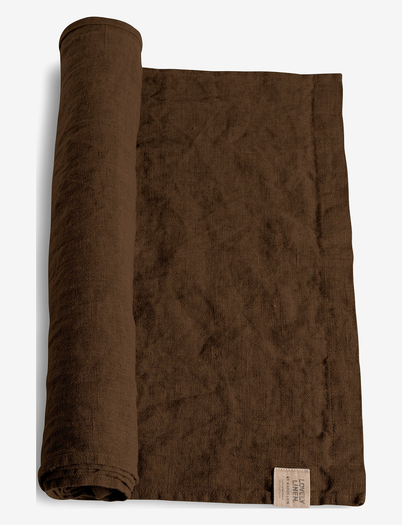 Lovely Linen - LOVELY TABLE RUNNER - laveste priser - chocolate - 0