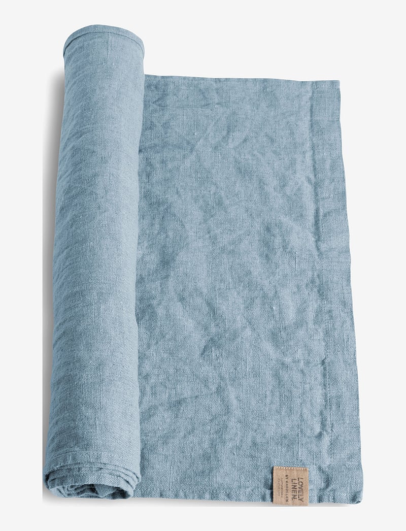 Lovely Linen - LOVELY TABLE RUNNER - nach preis einkaufen - dusty blue - 0