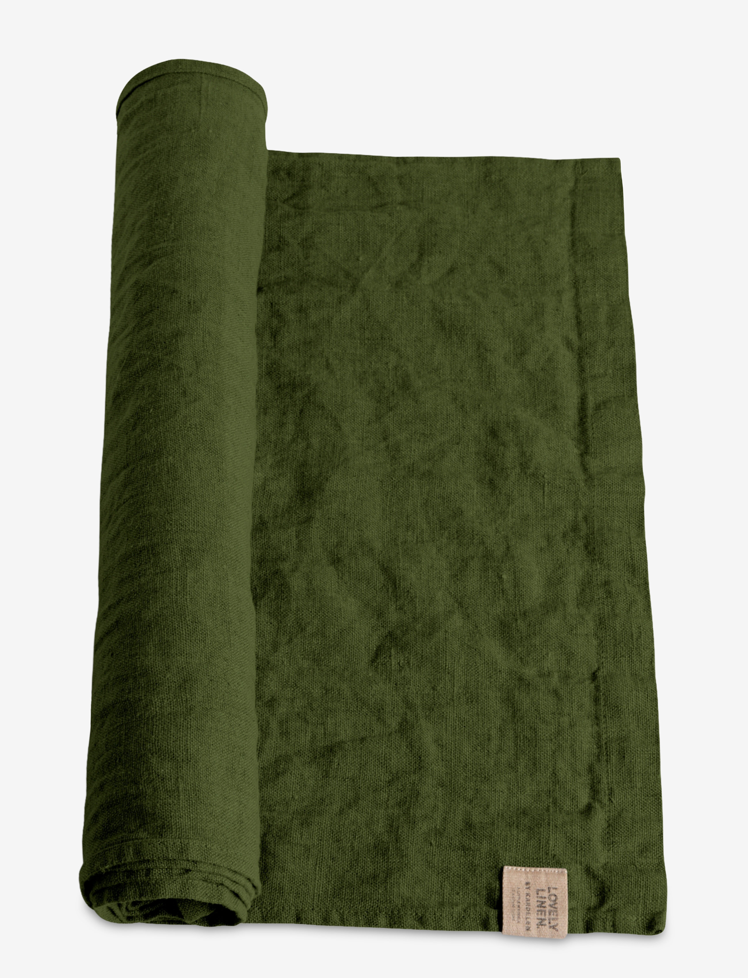 LOVELY LINEN Lovely Table Runner Grün - 47X150CM - Unisex