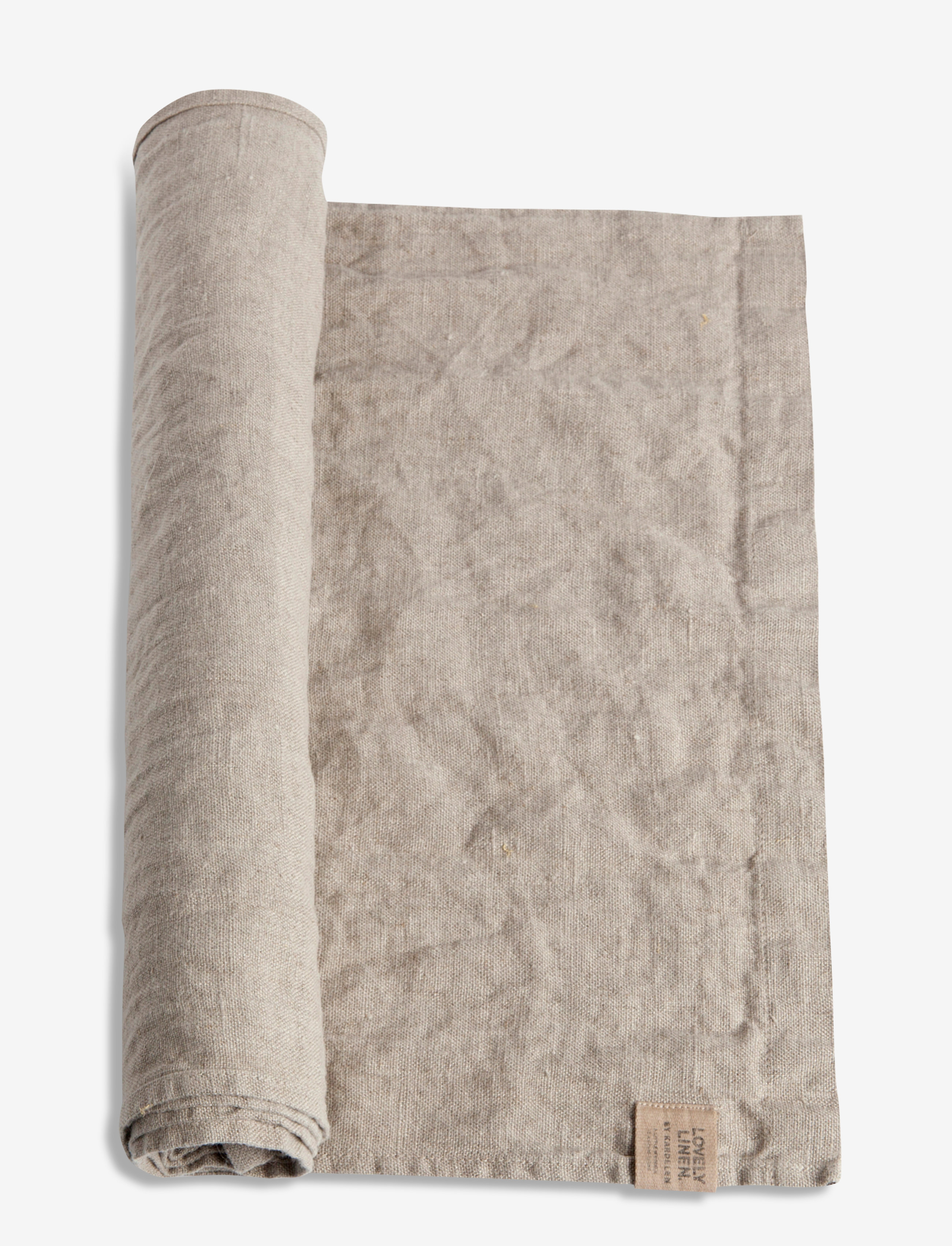 LOVELY LINEN Lovely Table Runner Beige - 47X150CM - Unisex