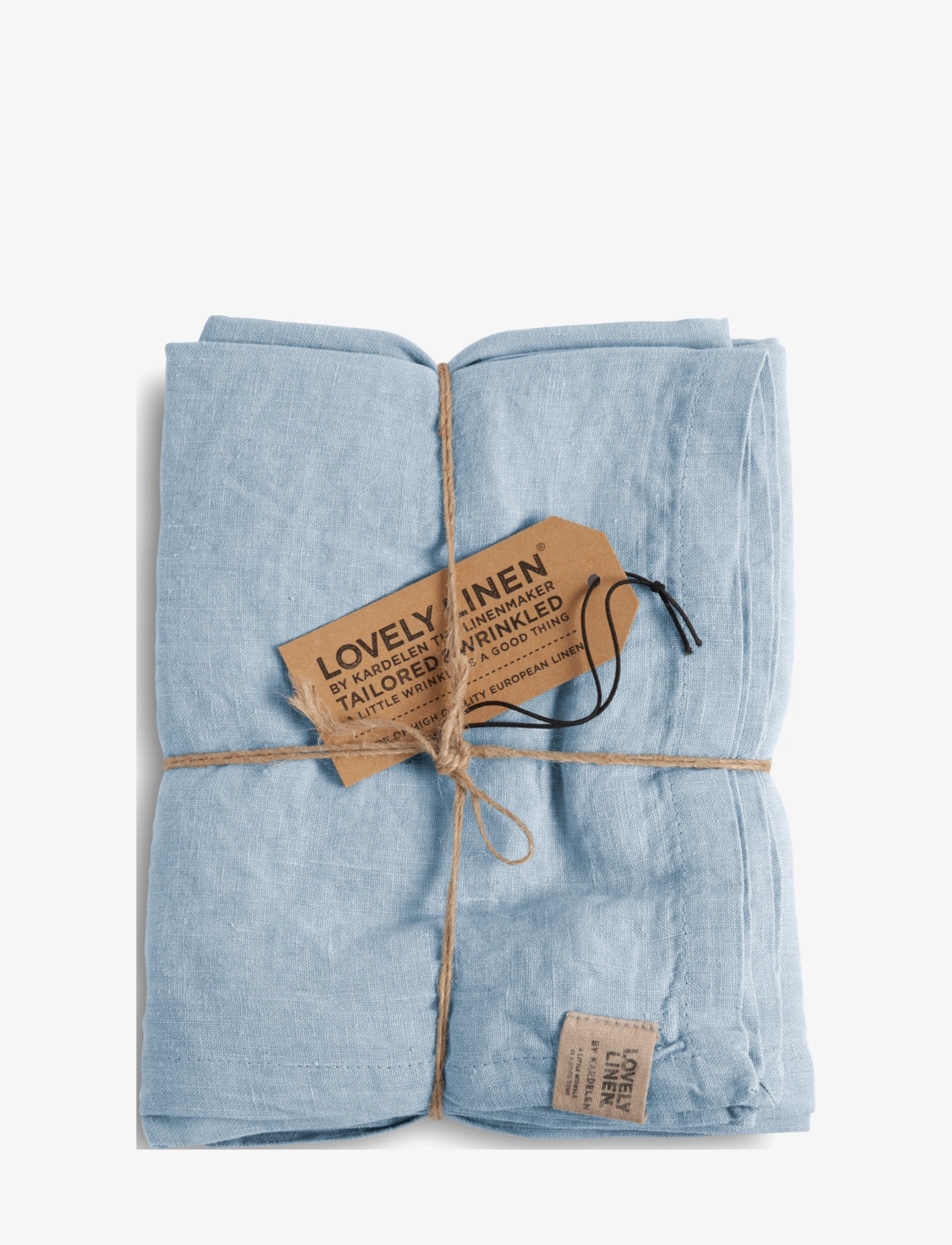 Lovely Linen Misty Runner, 45X150 cm, Kitchen Textiles, Blau - Tablecloths & Table Runners, Homeware