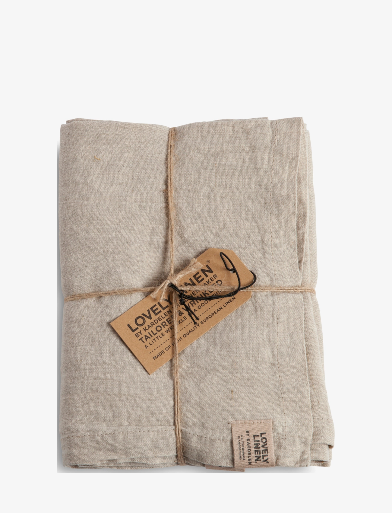LOVELY LINEN Misty Løber Grau - 45X150CM - Unisex