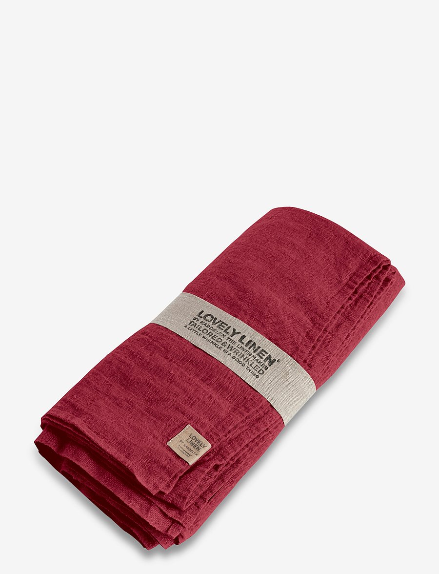 Lovely Linen - LOVELY TABLECLOTH - tischdecken & tischläufer - cabernet - 0