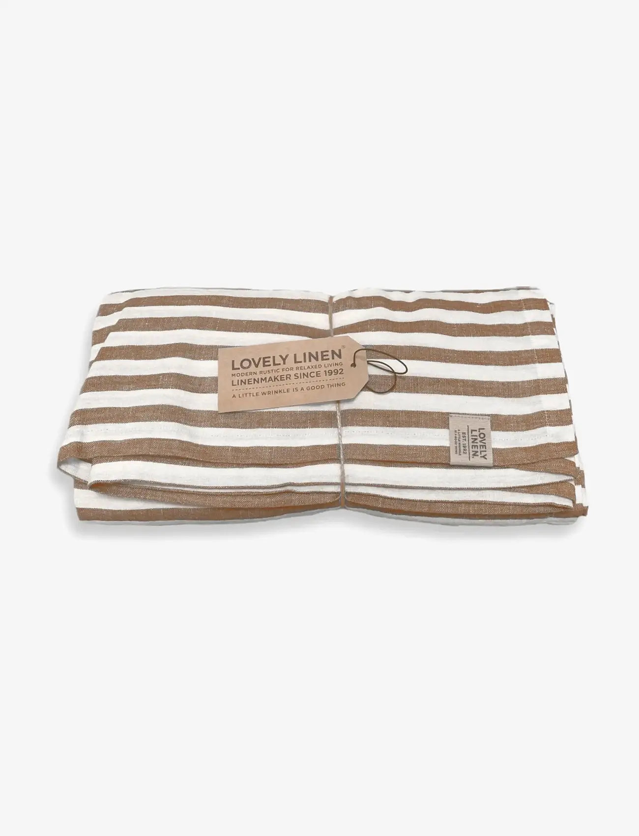 Lovely Linen - MISTY TABLECLOTH - tablecloths & runners - almond - 0