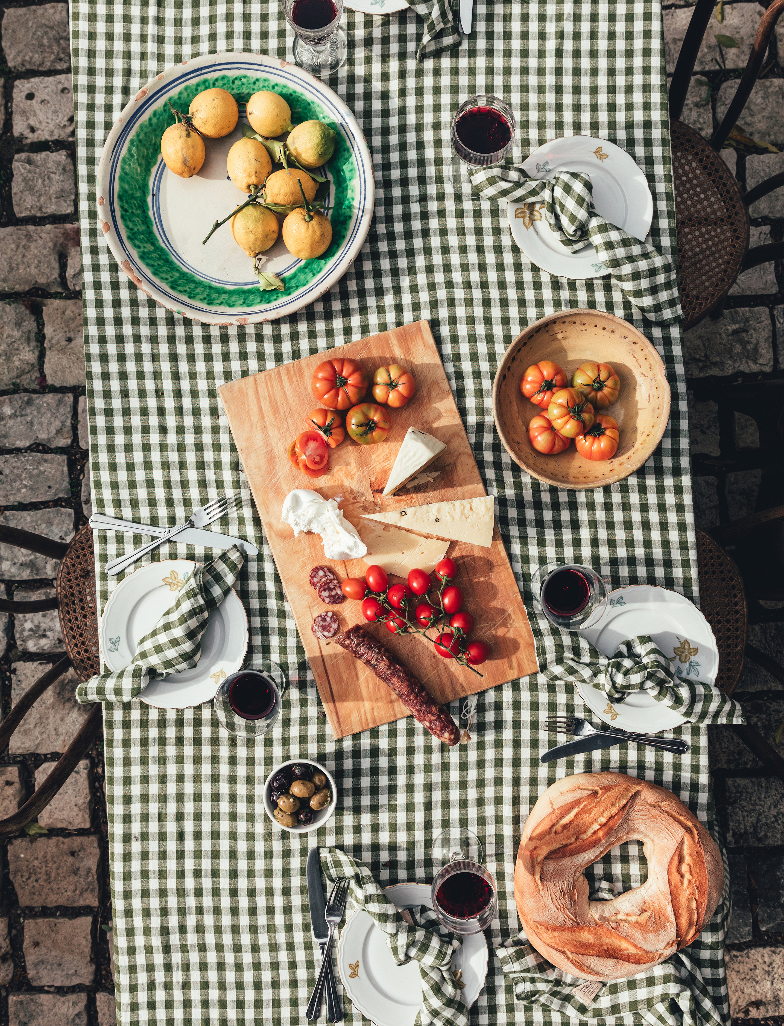 Lovely Linen Misty Duk, 145X250 cm, Kitchen Textiles, Grün - Tablecloths & Table Runners, Homeware