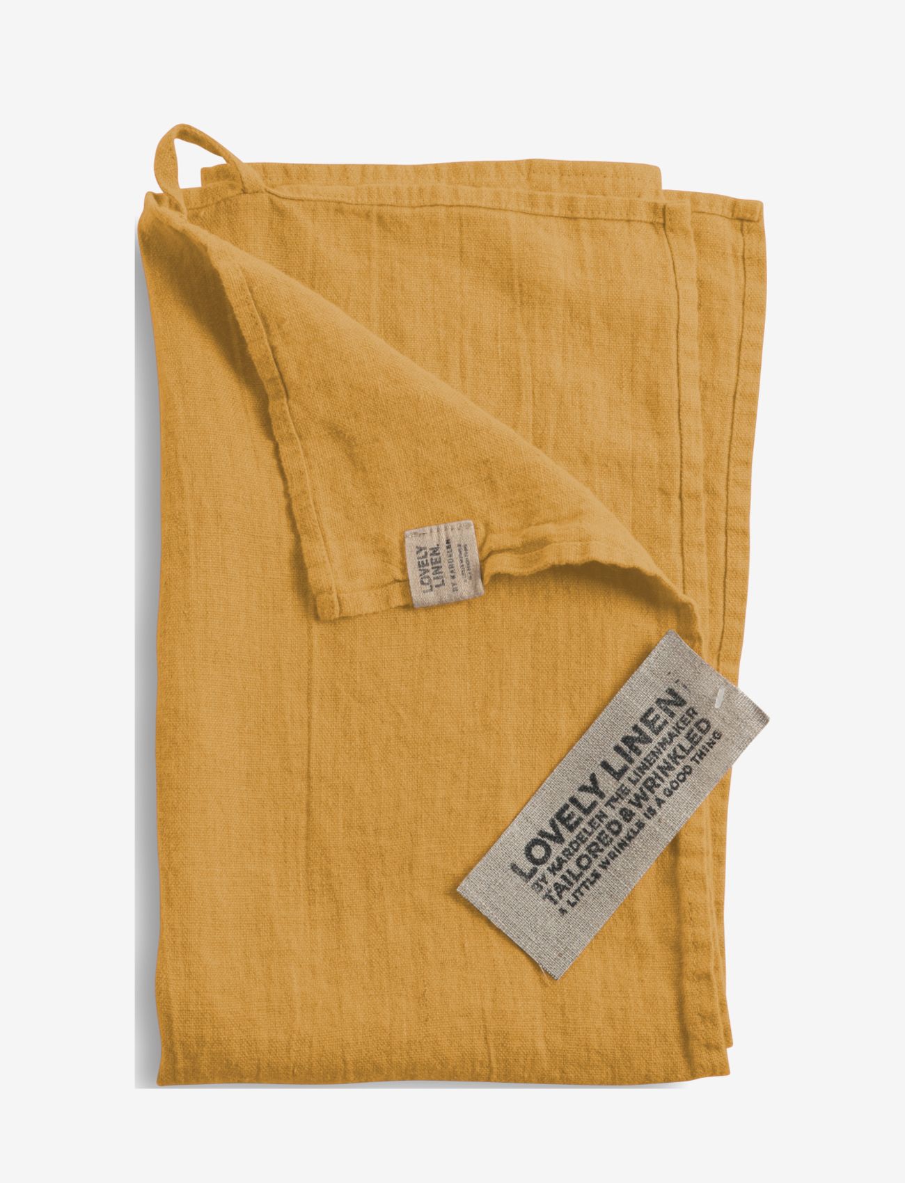 Lovely Linen Lovely Kitchen Towel, Kitchen Håndklæde, Gul, Str: 45X70CM