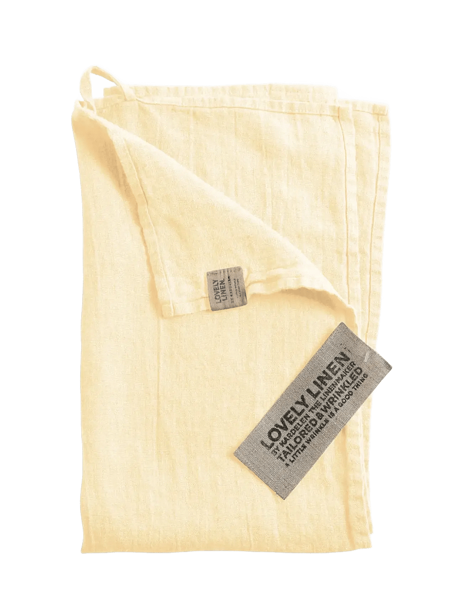 Lovely Linen - LOVELY KITCHEN TOWEL - küchenhandtücher - lemon sorbet - 0