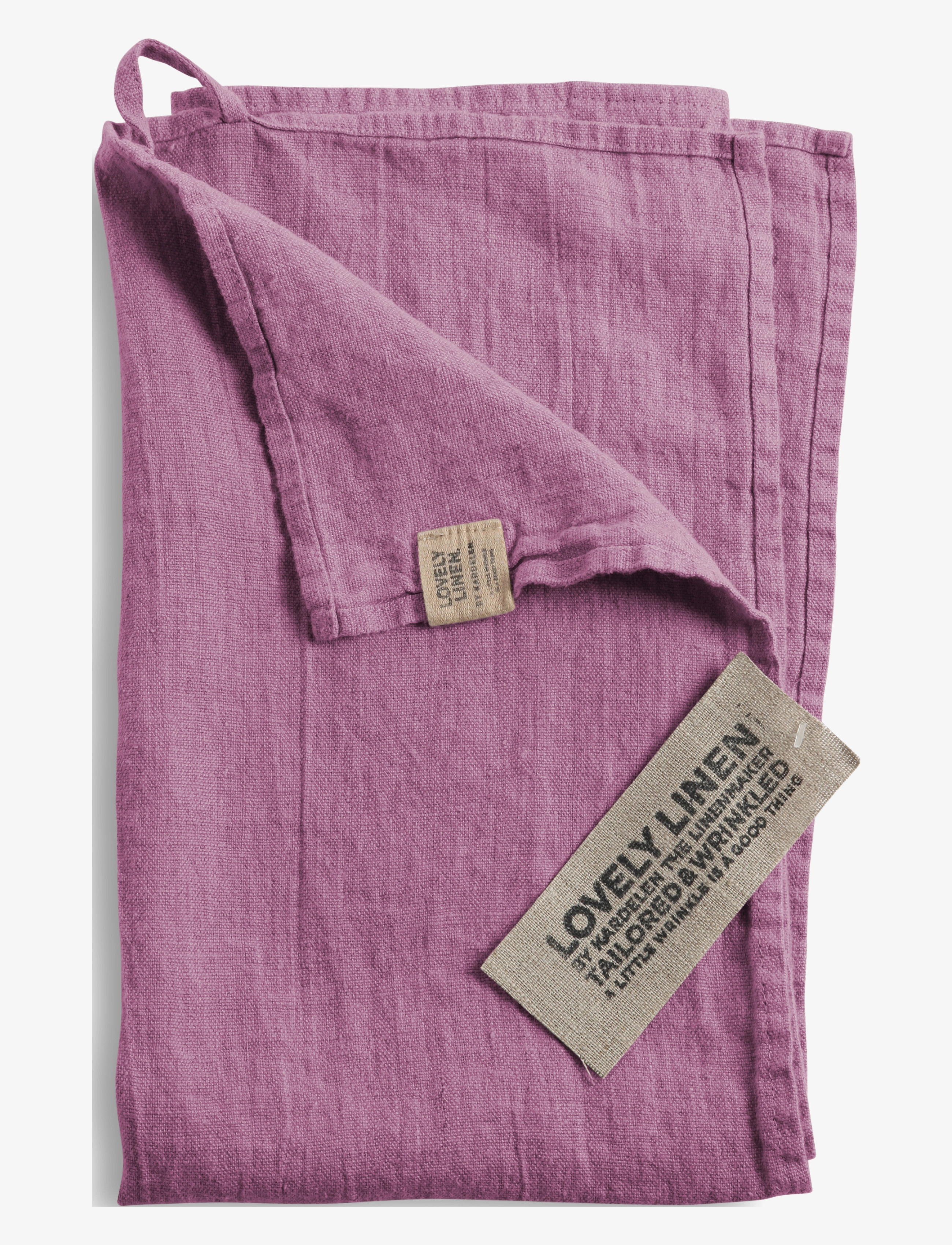 Lovely Linen Lovely Kitchen Towel, Kitchen Håndklæde, Pink, Str: 45X70CM